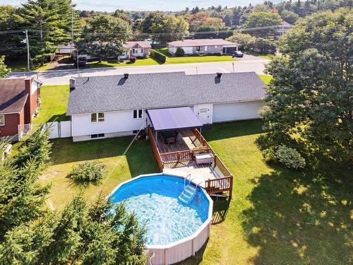 Backyard - 235 Rue Pierre-Laporte, Gatineau (Buckingham), QC - Outdoor With Above Ground Pool