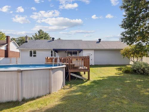 Backyard - 235 Rue Pierre-Laporte, Gatineau (Buckingham), QC - Outdoor With Above Ground Pool