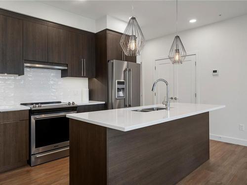 105-2777 North Beach Dr, Campbell River, BC - Indoor Photo Showing Kitchen With Double Sink With Upgraded Kitchen