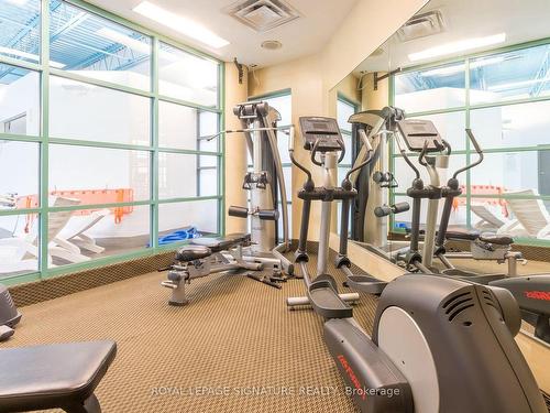 804-4205 Shipp Dr, Mississauga, ON - Indoor Photo Showing Gym Room