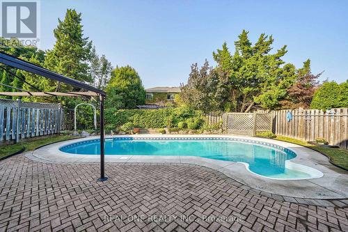 1321 Monks Passage, Oakville (Glen Abbey), ON - Outdoor With In Ground Pool With Deck Patio Veranda With Backyard