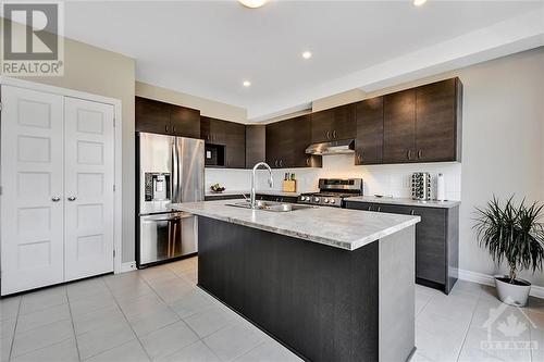 210 Kimpton Drive, Stittsville, ON - Indoor Photo Showing Kitchen With Stainless Steel Kitchen With Double Sink With Upgraded Kitchen