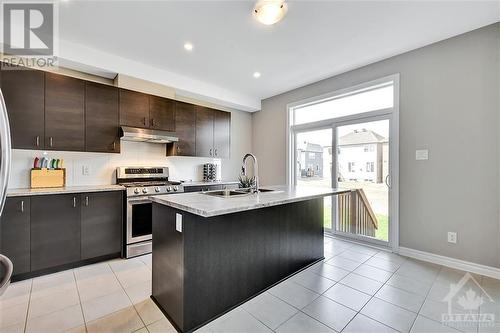 210 Kimpton Drive, Stittsville, ON - Indoor Photo Showing Kitchen With Stainless Steel Kitchen With Double Sink With Upgraded Kitchen