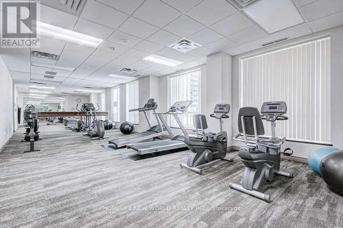 1406 - 3 Pemberton Avenue, Toronto, ON - Indoor Photo Showing Gym Room