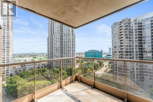 1204 - 45 Kingsbridge Garden Circle, Mississauga (Hurontario), ON - Outdoor With Balcony With View With Exterior