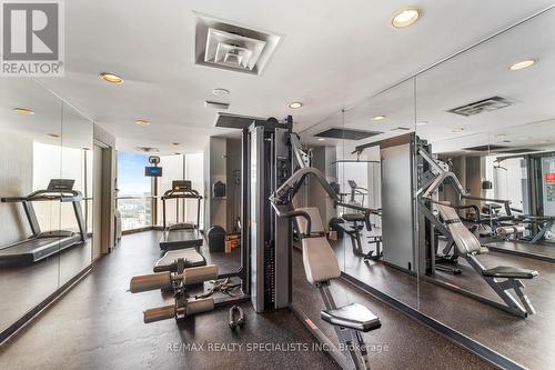 1204 - 45 Kingsbridge Garden Circle, Mississauga (Hurontario), ON - Indoor Photo Showing Gym Room