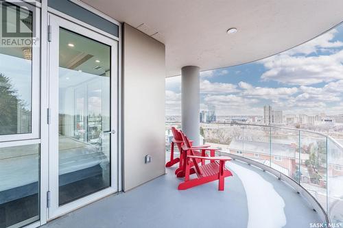 501 637 University Drive, Saskatoon, SK -  With Balcony With Exterior