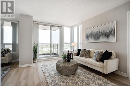 2308 - 4090 Living Arts Drive, Mississauga (City Centre), ON - Indoor Photo Showing Living Room