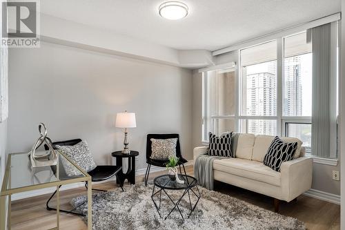 2308 - 4090 Living Arts Drive, Mississauga (City Centre), ON - Indoor Photo Showing Living Room