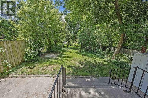 189 Backyard view from Dining Rm Sliding Patio Dr. - 187-189 Taylor Street, London, ON - Outdoor