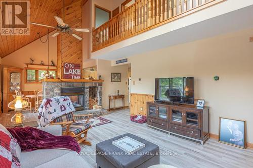 337 Philrick Drive, Galway-Cavendish And Harvey, ON - Indoor Photo Showing Living Room With Fireplace