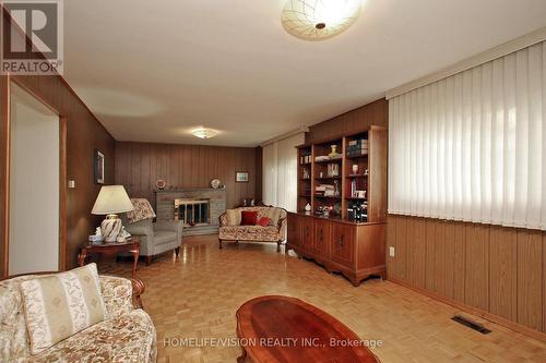 49 Stainforth Drive, Toronto (Agincourt South-Malvern West), ON - Indoor Photo Showing Living Room With Fireplace