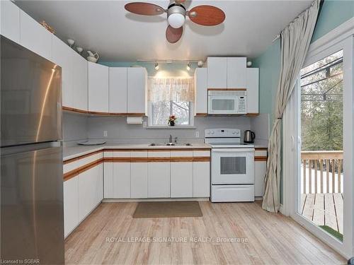 53 Lindale Ave, Tiny, ON - Indoor Photo Showing Kitchen With Double Sink