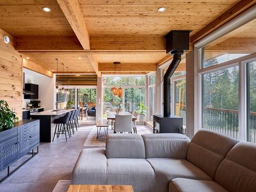 Vue d'ensemble - 95 Ch. Joseph-Hubert, Saint-Donat, QC - Indoor Photo Showing Living Room