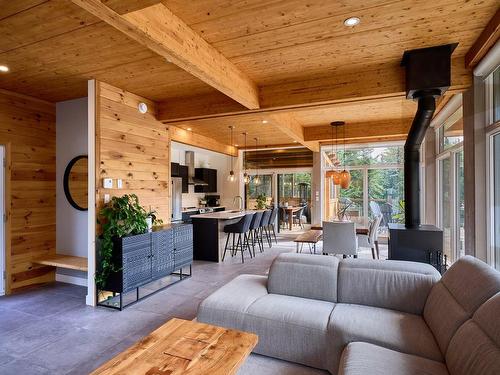 Vue d'ensemble - 95 Ch. Joseph-Hubert, Saint-Donat, QC - Indoor Photo Showing Living Room