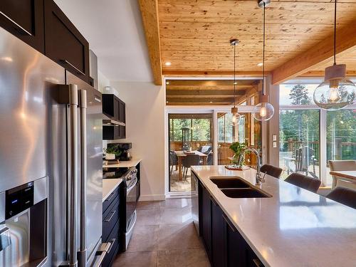 Cuisine - 95 Ch. Joseph-Hubert, Saint-Donat, QC - Indoor Photo Showing Kitchen With Double Sink With Upgraded Kitchen