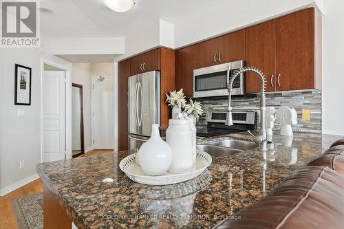 1208 - 2240 Lakeshore Boulevard W, Toronto (Mimico), ON - Indoor Photo Showing Kitchen With Double Sink With Upgraded Kitchen