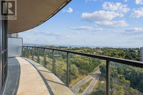 1208 - 2240 Lakeshore Boulevard W, Toronto (Mimico), ON - Outdoor With Balcony With View