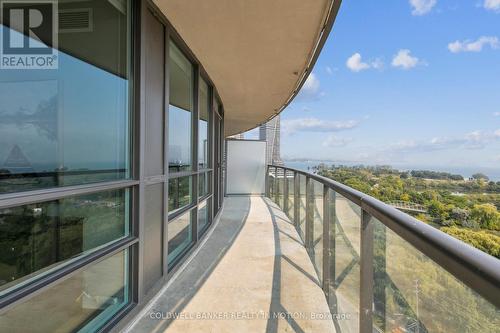 1208 - 2240 Lakeshore Boulevard W, Toronto (Mimico), ON - Outdoor With Balcony With View With Exterior