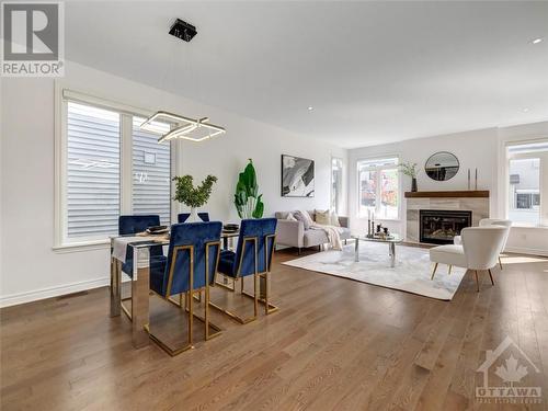 324 Big Dipper Street, Ottawa, ON - Indoor Photo Showing Living Room With Fireplace