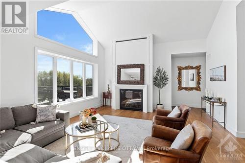 133 Cadieux Way, Ottawa, ON - Indoor Photo Showing Living Room With Fireplace