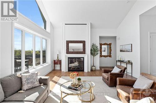 133 Cadieux Way, Ottawa, ON - Indoor Photo Showing Living Room With Fireplace