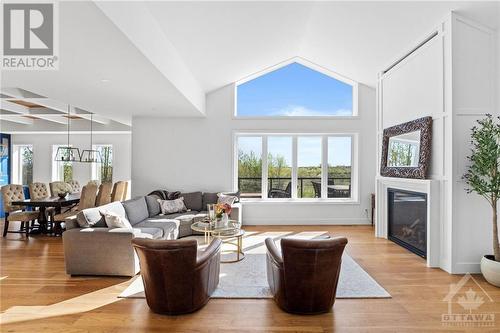 133 Cadieux Way, Ottawa, ON - Indoor Photo Showing Living Room With Fireplace