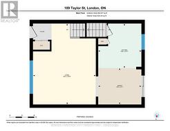 189 Main Level Floor Plan. - 