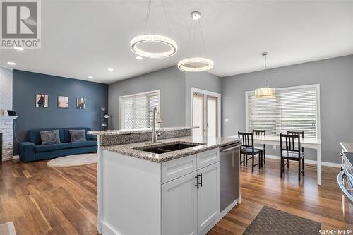 1127 Stensrud Road, Saskatoon, SK - Indoor Photo Showing Kitchen With Double Sink With Upgraded Kitchen