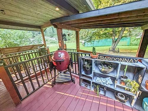 2398 Cunningham Road, Nelson, BC - Outdoor With Deck Patio Veranda With Exterior