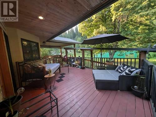 2398 Cunningham  Road, Nelson, BC - Outdoor With Deck Patio Veranda With Exterior