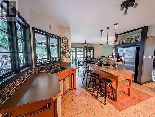 2398 Cunningham  Road, Nelson, BC - Indoor Photo Showing Kitchen With Double Sink