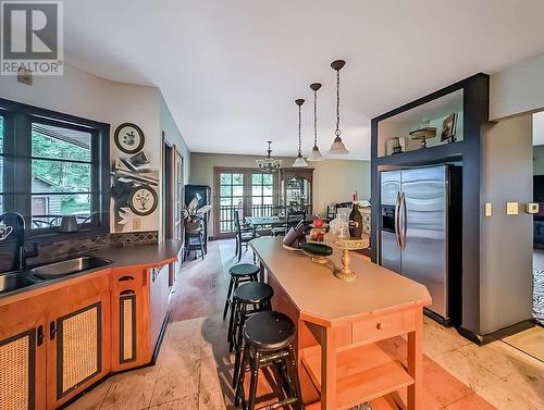 2398 Cunningham  Road, Nelson, BC - Indoor Photo Showing Kitchen With Double Sink