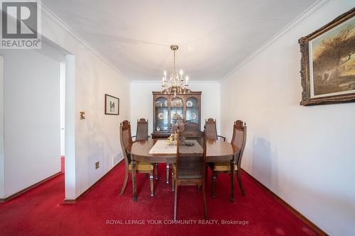 3375 Weston Road, Toronto (Humbermede), ON - Indoor Photo Showing Dining Room