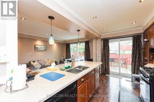 83 Royal Salisbury Way, Brampton, ON - Indoor Photo Showing Kitchen With Double Sink