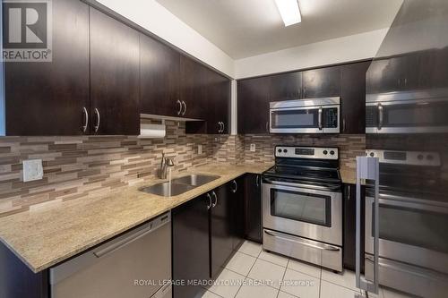 203 - 75 King William Crescent, Richmond Hill, ON - Indoor Photo Showing Kitchen With Stainless Steel Kitchen With Double Sink With Upgraded Kitchen