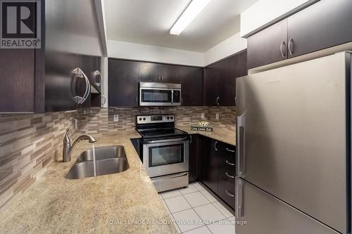 203 - 75 King William Crescent, Richmond Hill, ON - Indoor Photo Showing Kitchen With Stainless Steel Kitchen With Double Sink With Upgraded Kitchen