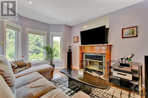 146 Equestrian Drive, Kanata, ON - Indoor Photo Showing Living Room With Fireplace