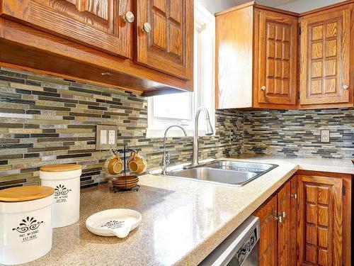 Cuisine - 107 Rue Turenne, Repentigny (Le Gardeur), QC - Indoor Photo Showing Kitchen With Double Sink