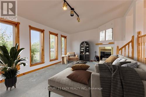 13732 60 Expressway, North Algona Wilberforce, ON - Indoor Photo Showing Living Room With Fireplace