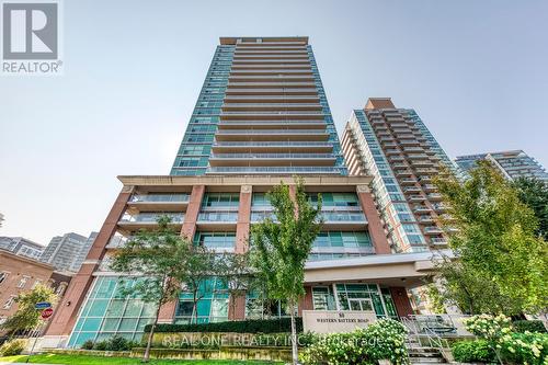 904 - 80 Western Battery Road, Toronto (Niagara), ON - Outdoor With Balcony With Facade