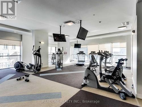 904 - 80 Western Battery Road, Toronto (Niagara), ON - Indoor Photo Showing Gym Room