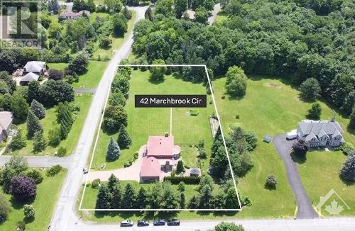 This exceptional custom home on a serene 2-acre lot. - 42 Marchbrook Circle, Kanata, ON - Outdoor With View