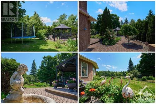 Outside, relax in the peaceful yard & beautiful garden and enjoy the tranquil surroundings—a true sanctuary for body, mind, and soul! - 42 Marchbrook Circle, Kanata, ON - Outdoor With Backyard