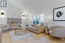 1201 Kingdale Road, Newmarket, ON  - Indoor Photo Showing Living Room With Fireplace 