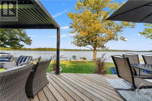 366 Beaudry Lane, Eganville, ON - Outdoor With Body Of Water With Deck Patio Veranda With View