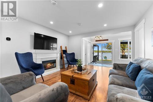 366 Beaudry Lane, Eganville, ON - Indoor Photo Showing Living Room With Fireplace