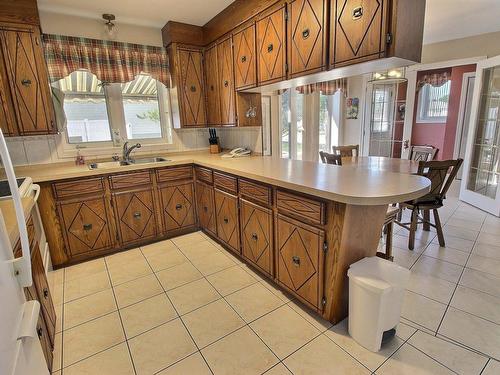 Kitchen - 912 6E Rue O., Amos, QC - Indoor Photo Showing Kitchen With Double Sink