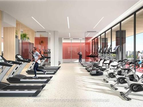 1202-19 Western Battery Rd, Toronto, ON - Indoor Photo Showing Gym Room