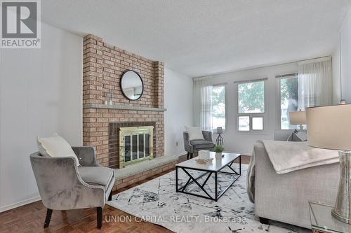 47 Holm Crescent, Markham (Aileen-Willowbrook), ON - Indoor Photo Showing Living Room With Fireplace